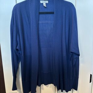 Dress Barn Blue Cardigan Sweater